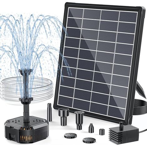 solar fountain with filter for operation (1/5)