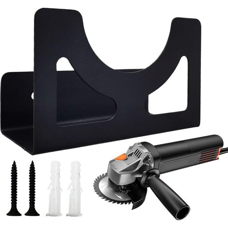 Support Meuleuse D'Angle Organisateur Rangement Multifonction Pour Outils Support Mural Meuleuse D'Angle Porte-Outil Électrique Machine À Polir Perceuses Clé Pour Rénovation Maison É (1/5)