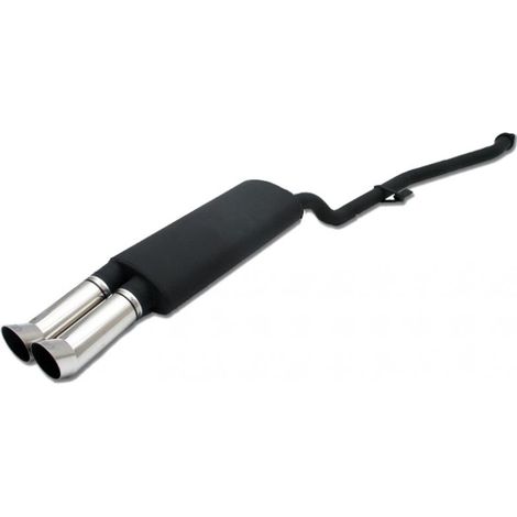 Silencieux Echappement BMW Serie 3 E30 Berline 316i 1987/1991 - 2x80mmDTM-34880235