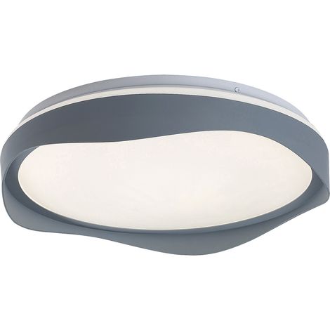 Plafoniera LED moderna tonda grigia Ø38cm 24W Rabalux (1/5)