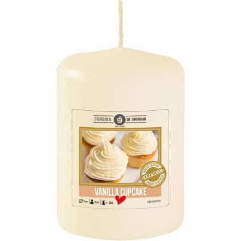CERERIA DI GIORGIO Cero Profumato Vaniglia e Cupcake Beige 7x9 cm (1/2)
