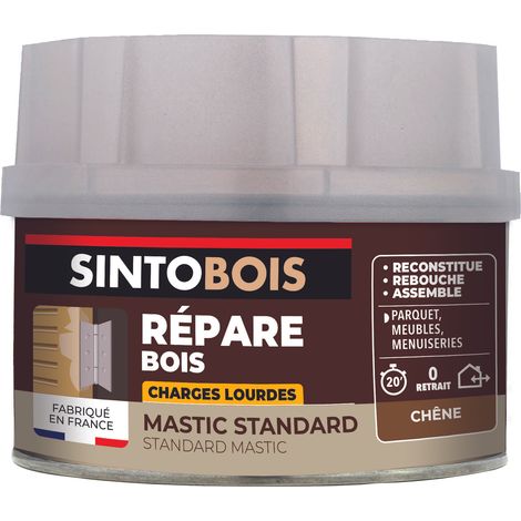 Reconstitue bois charges lourdes 500g Chêne SINTO