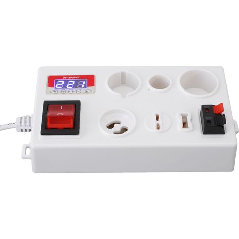 Testeur de tension LED, boîte de lampe d'affichage de mesure de puissance de courant multifonctionnelle pour B22 E14 E27 GU10 G4 à G12 G9 prise US 85-265V (1/5)