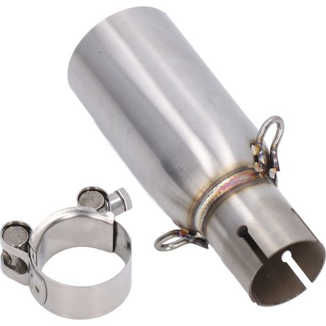 Tube centrale d'échappement moto, raccord milieu remplacement pour Piaggio Beverly 125 300, MP3 125 250 300, LT X10 125, kit acier inoxydable, performance et durabilité. (1/5)