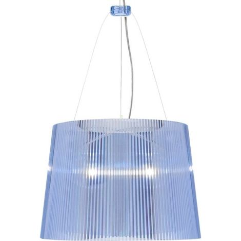 Lampadario a sospensione cristallo Azzurro Kartell Gé G9080P2 (1/2)