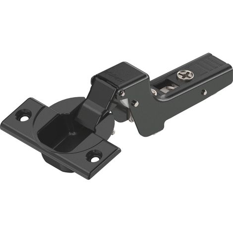 BLUM CLIP top ONYX Möbel Scharnier 110°, 18mm gekröpft ohne Feder Schrauben (1/2)
