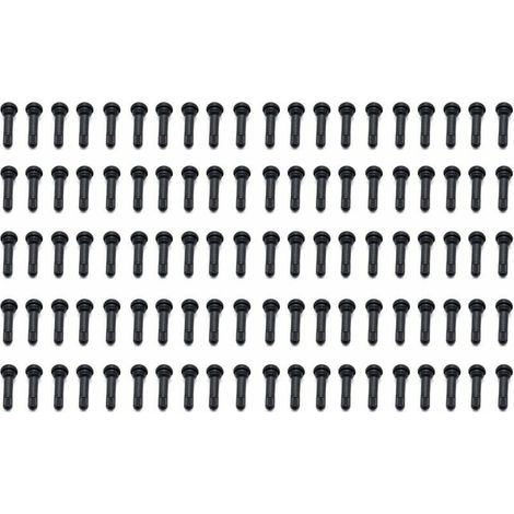 Tiges de valve de pneu en caoutchouc TR414 - Lot de 100 pièces - Pour véhicules automobiles (1/5)