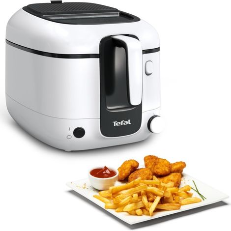 Elektrische Fritteuse Tefal FR3101 schwarz weiß 1800 W (1/4)