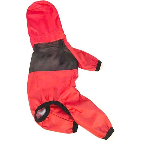 Imperméable pour chien, veste imperméable avec chapeau transparent, accessoires pour animaux (1/5)