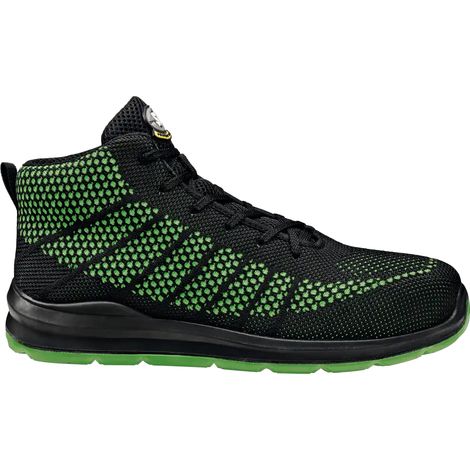 SIR SAFETY SYSTEM RAPID FOBIA Chaussures de sécurité S1PS légères noir vert citron Taille 45