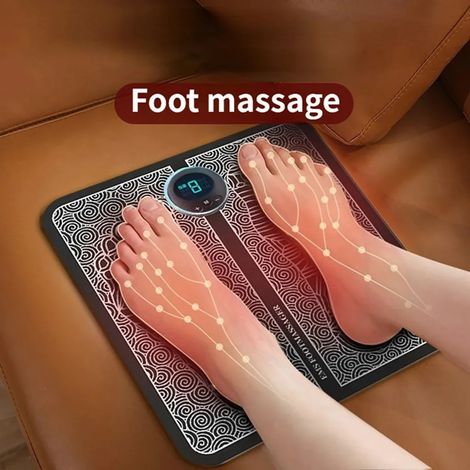 Filiyano-Tapis de massage électrique portable pour les pieds, coussin de massage pour hommes et femmes (1/5)