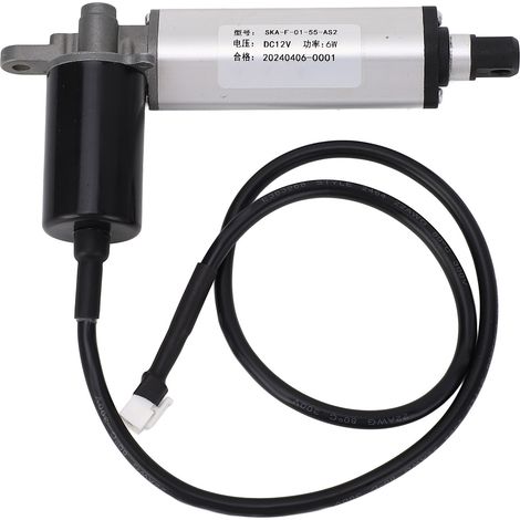Micro actionneur linéaire électrique télescopique, Mini petit mouvement 30N, course de 48mm, DC12V 14 mm/s pour ouvre-fenêtre (1/5)