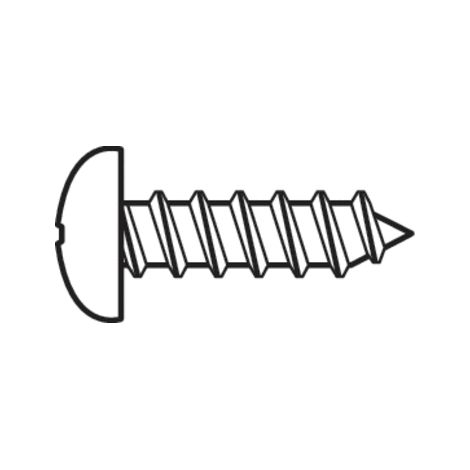 TOOLCRAFT DIN7981 C-H 2,9c4,5 (100) Vis à tôle à tête bombée 2.9 mm 4.5 mm cruciforme DIN 7981 acier galvanisé 100 pc(s) C66009