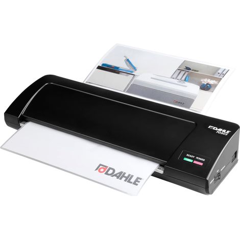 Dahle 70303 - Plastificatrice (fino a A3, laminazione a caldo, 40 secondi, tempo di riscaldamento), colore: Nero (1/5)