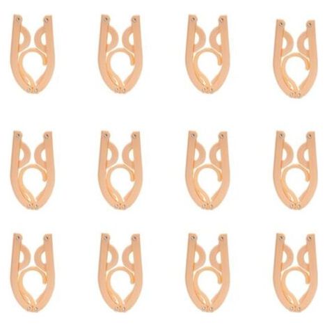 Lot de 12 cintres de voyage, cintres pliables et portables, accessoires de voyage, étendoir pliable (1/4)