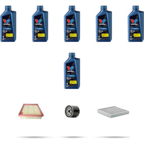 Kit tagliando 3 FILTRI e 6L OLIO compatibile con Ford S-Max II 2.5 Duratec 140kw dal 2021 (1/5)