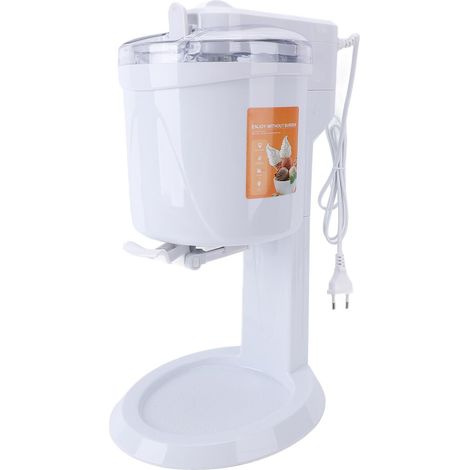 GARRYFIZH Machine à crème glacée mélange automatique petite Machine à yaourt glacé pour la maison à faible bruit capacité 1L prise ue 220V