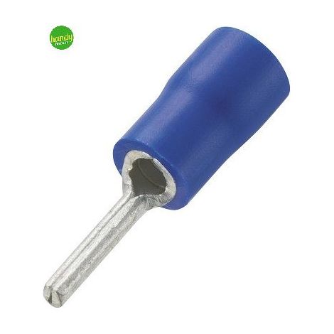 Capicorda Electraline puntale maschio 1,5-2,5mm blu