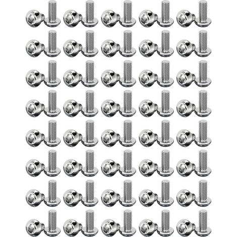 Pack of 80 M5 x 12 mm stainless steel countersunk head screws (1/5)