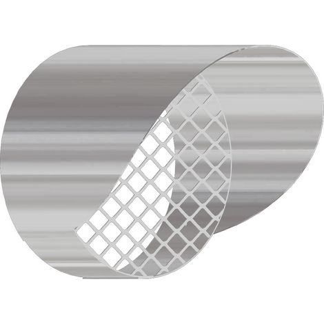 Fumaiolo tappo antipioggia grigliato in acciaio inox per canne fumarie di caldaie e stufe Acciaio Inox 10 cm (1/5)