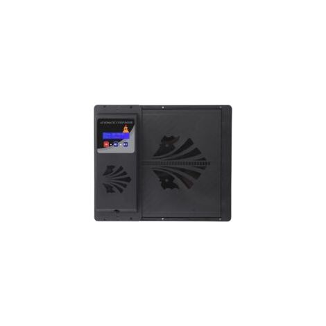 Porte Automatique de poulailler ,ouvre-Porte électrique de poulailler avec Conception Anti-pincement,avec Affichage LED,minuterie,Noir
