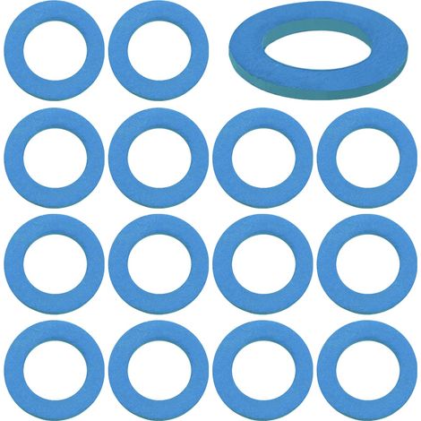 Lot de 15 joints d'étanchéité de bouchon de vidange d'unité inférieure, 3/8-16 pour carter de vitesse, lubrifiant, vis, rondelle de rechange compatible avec les hors-bord (1/5)