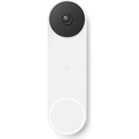 Google Nest Doorbell - per interni, campanello video senza fili, 960p, attivazione solo con movimento (1/4)