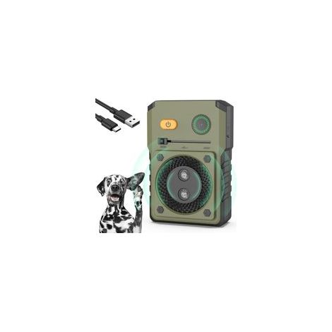 Anti Aboiements de Chien, Dispositif Anti-Aboiement à Ultrasons pour Chien Dispositif de Contrôle Anti-aboiement Chiens Outil D'entraînement Anti Aboiement Collier pour Chien Petits Grande (le noir)
