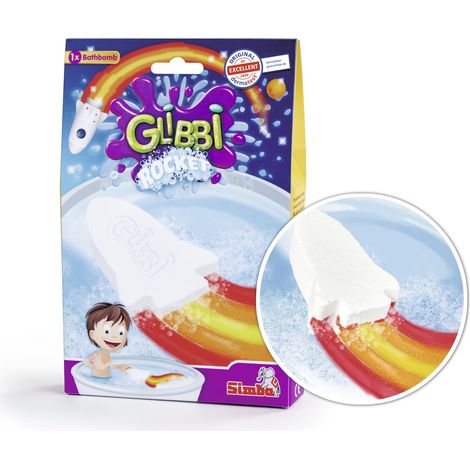 Simba- Glibbi Rocket Giocattolo per Vasca da Bagno, Colore Cromato, 1 unidad (Paquete de 1), 105953541 (1/4)