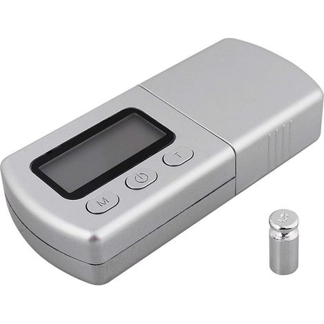 Hochpräzises digitales Kraftmessgerät mit LCD-Bildschirm, Druckprüfgerät für Schmuck und Vinyl, Silber, Zug- und Druckmessung (1/5)