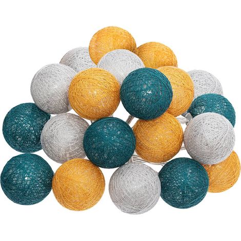 Ghirlanda led settore 20 palline tropicali d6cm - Atmosphera créateur d'intérieur