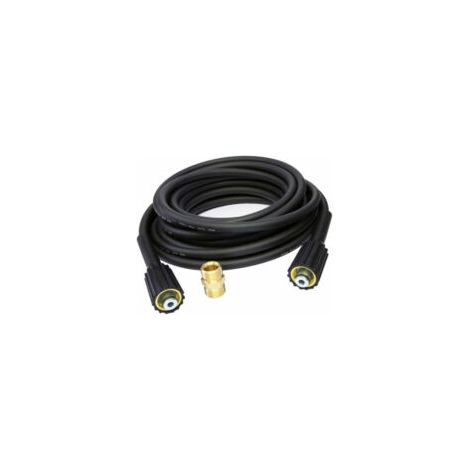 Tubo di prolunga Kärcher serie K da 10 m per idropulitrici, con raccordo filettato interno/esterno M22.