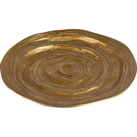 Goldenes Aluminium-Mittelstück 35X35X4 Cm (1/4)