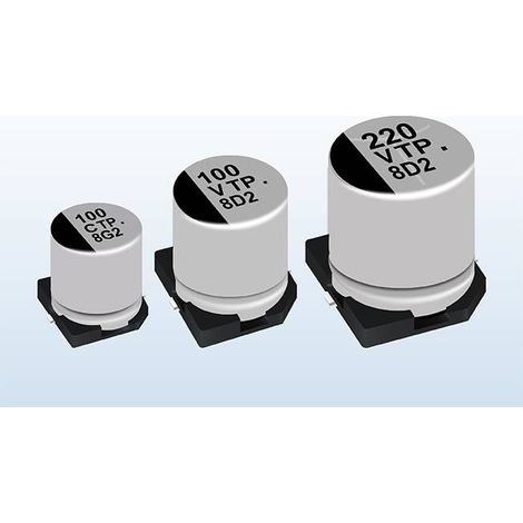 Panasonic EEETP1V221AP Condensateur électrolytique CMS 220 µF 35 V 20 % (Ø) 10.00 mm 1 pc(s) Tape cu