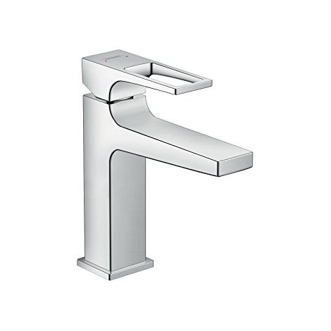 Hansgrohe Metropol Miscelatore monocomando lavabo 110 con maniglia a staffa e piletta, 74506000 (1/4)