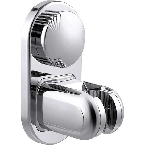 Soporte Para Ducha Ajustable - Base De Fijación Universal Con Ventosa - 5 Posiciones - Para Cabeza De Ducha - 1 Unidad (1/5)