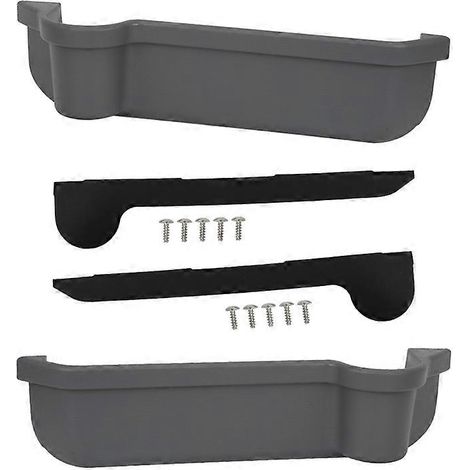 Boîte de rangement grise avec porte-gobelet pour Toyota Land Cruiser série 70 LC70 LC71 LC75 LC76 LC77 LC78 LC79