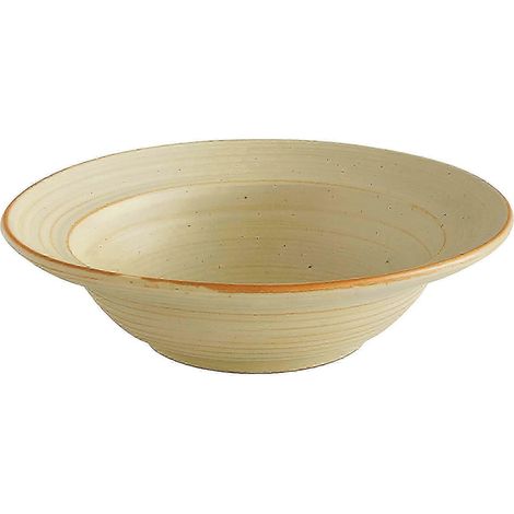 Bol décoratif en céramique style rétro vieilli, en forme de chapeau de paille, idéal pour les salades de fruits, les soupes et les nouilles. 19,3 cm (7,6 pouces).