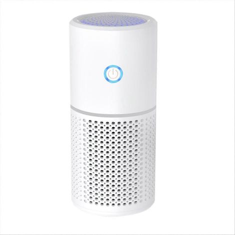 Mini purificateur air avec filtre HEPA silencieux fonctionnement pour includes customizable aromathérapie feature (1/5)