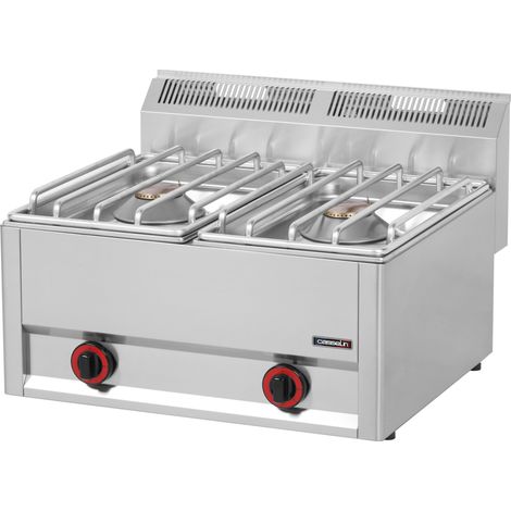 Fourneau gaz à poser - 2 feux HP - 16000W - Casselin