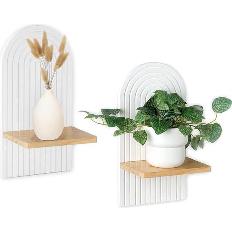 Étagères Flottantes Bohème pour Chambre d'enfant, Lot de 2 (1/5)