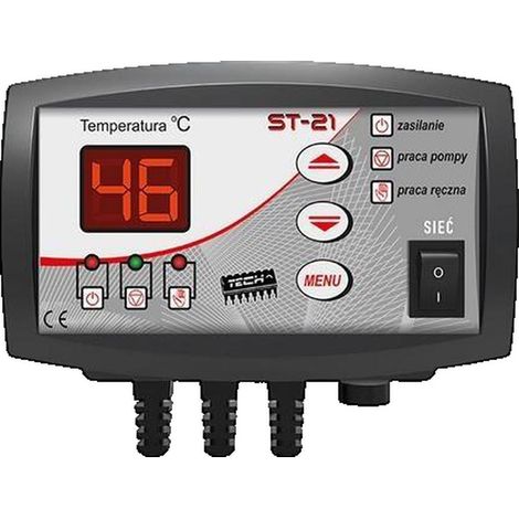 Contrôleur de pompe à double sonde 230 V – Gestion circulation eau chauffage central – Affichage LED – Fonction antigel et anti-arrêt – Master