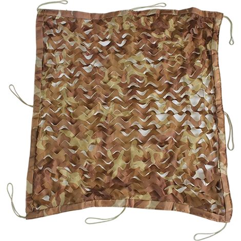 Filet De Camouflage - 3 x 4 m - Polyester Oxford 150D - Motif Woodland - Pour Ombre Protection Solaire Décoration Extérieure Militaire Chasse Paintball - 1 Pièce