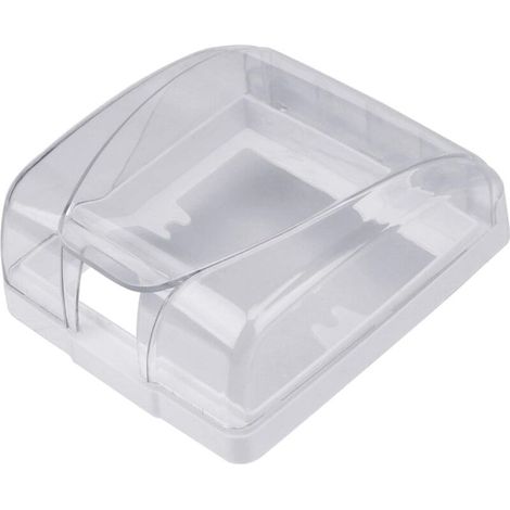 Housse de Pluie pour Sonnette  Housse étanche Transparente pour Sonnette - Bouclier de Protection extérieur pour Sonnette, Couvercle d'interrupteur Transparent, Sonnette sans Fil étanche à