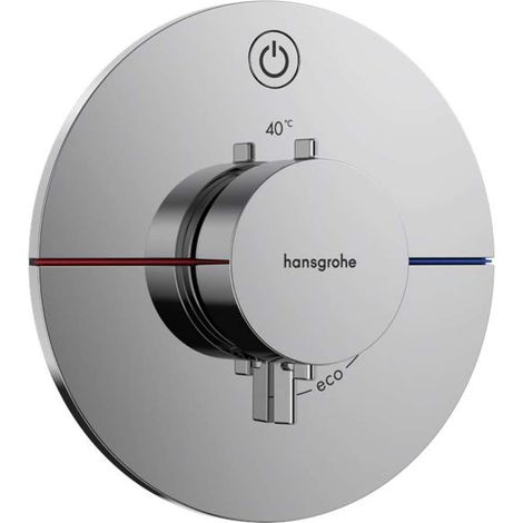 Hansgrohe ShowerSelect Comfort - Grifo empotrado termostático, cromo 15553000 (1/4)