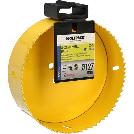 Corona per sega bersaglio bimetallica Ø 127 mm. (1/4)
