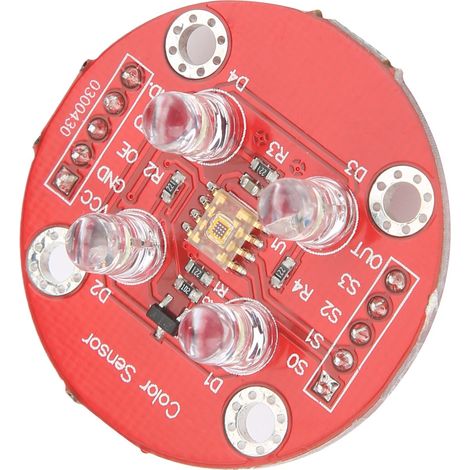 Module de détection de couleurs à monter soi-même, carte de capteur de reconnaissance de couleurs TCS3200D/TCS230, alimentation 3,3-5 V CC (1/5)