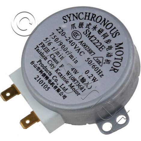 Whirlpool - moteur d'entrainement plateau en verre - 482000093489 (1/2)