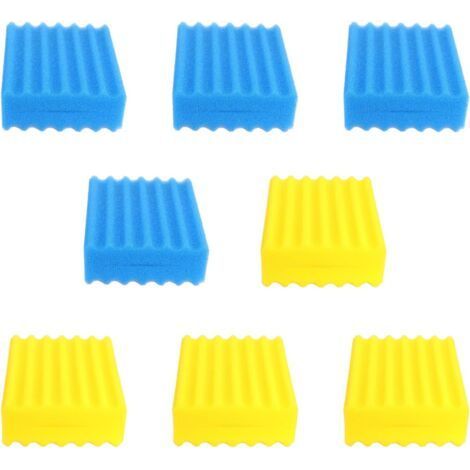 QORVA-CBF-350B d'éponges filtrantes de Rechange compatibles avec Filtre de Bassin Filtre de Bassin éponge de Filtre de Bassin Filtres pour bassins d'agrément