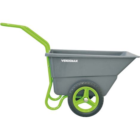 Carriola da Giardino 110L 120x59xH53cm Rama Barrow Grigio e Verde (1/2)